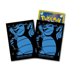 SLEEVE SHIELD POKÉMON CENTER - BLASTOISE METALIZADO - NOVO