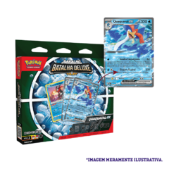 BARALHO BATALHA DELUXE QUAQUAVAL EX - POKÉMON ESCARLATE E VIOLETA - DECK - COPAG - NOVO - ORIGINAL - TCG