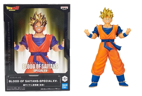 ACTION FIGURE DRAGON BALL Z BLOOD OF SAIYANS SPECIAL XV - GOHAN SUPER SAIYAJIN - BANDAI - ORIGINAL - NOVO - * LANÇAMENTO!!! *