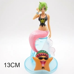 ACTION FIGURE ONE PIECE CAYMY E PAPPAGU - SUPER ONE PIECE STYLING - AMBITIOUS MIGHT - BANDAI - ORIGINAL - NOVO