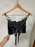 CORSET VENUS NEGRO CON ROSA