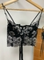 CORSET POSITIVITY NEGRO CON PLATA
