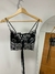 CORSET POSITIVITY NEGRO CON PLATA - CLARILEVIMAYORISTA