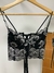 CORSET POSITIVITY NEGRO CON PLATA - tienda online