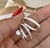 Alianças de Prata - 2mm com 15 zircônias + Anel