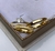 Par de Alianças 3mm Chanfro banho em Ouro 18k