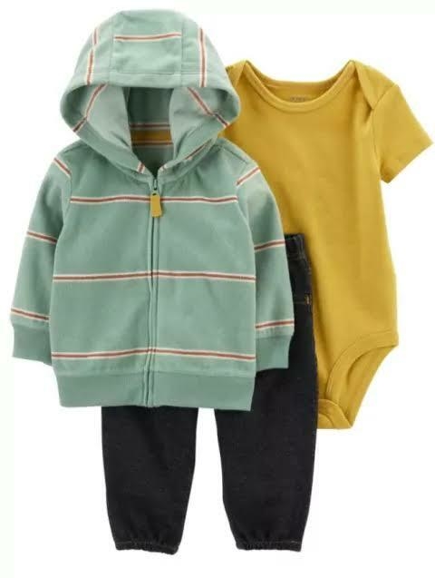 Conjunto Carters 3 peças inverno - Listrado