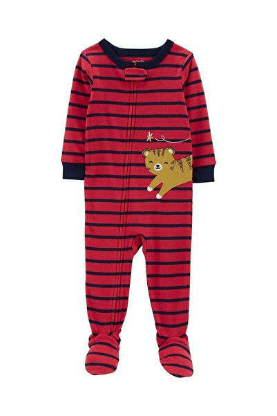 Macacão Carters em algodão com pezinho - Tigrinho (Nova Coleção)