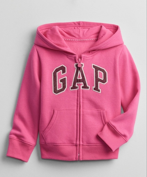 Casaco GAP com capuz - Logo Glitter (Lançamento)