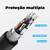 Cabo HDMI 2.0 Blindado 270° L 1080 3D 4K Tv 5 Metros Vention - comprar online