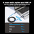 Cabo USB C 4.0 240W Gamer 40Gbps Suporta 8K 60Hz 1m Vention - Mentoko Store - Cabo HDMI, PowerBank, USB 3.0, P2