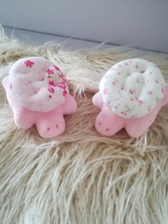 SONAJERO TORTUGA MÍNI ROSA