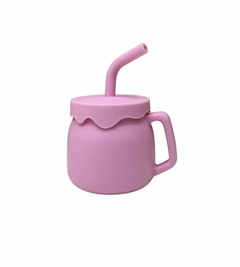Vaso Pumpkin de silicona con tapa y sorbete - comprar online