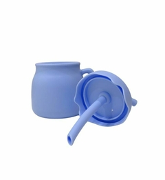 Imagen de Vaso Pumpkin de silicona con tapa y sorbete