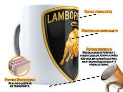 Caneca Lamborghini 325ml Xícara Porcelana + Caixa Presente - Canecas Personalizadas - Caneca Rei