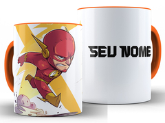 Caneca The Flash 325ml Xícara Porcelana Heróis DC + Caixa Presente na internet