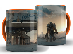 Caneca Fallout 325ml Xícara Porcelana + Caixa Presente - comprar online