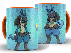 Caneca Lucario 325ml Xícara Porcelana + Caixa Presente - comprar online