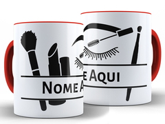 Imagem do Caneca Maquiadora 325ml Xícara Porcelana + Caixa Presente