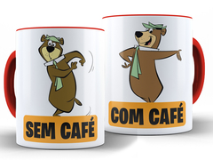 Imagem do Caneca Zé Colmeia Com e Sem Café 325ml Porcelana + Caixa Presente