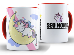 Imagem do Caneca Unicórnio 325ml Xícara Porcelana + Caixa Presente