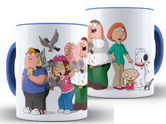 Caneca Uma Família Da Pesada 325ml Xícara Porcelana + Caixa Presente