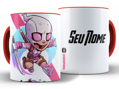 Imagem do Caneca Gwenpool 325ml Xícara Porcelana + Caixa Presente