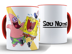 Imagem do Caneca Bob Esponja 325ml Xícara Porcelana + Caixa Presente