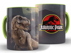 Caneca Jurassic Park 325ml Xícara Porcelana + Caixa Presente - Canecas Personalizadas - Caneca Rei