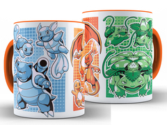 Caneca Trio Pokémon 325ml Xícara Porcelana + Caixa Presente - comprar online