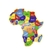 Quebra-Cabeça - Mapa Continente Africano - loja online