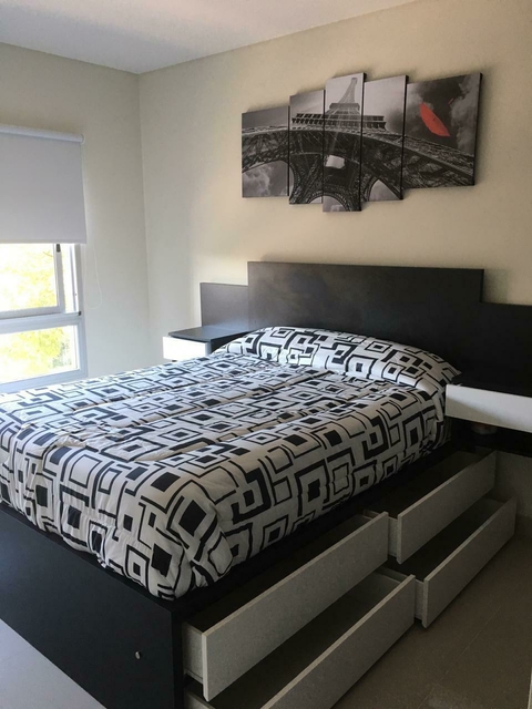 COMBO Cama Mágica 8 cajones SIN baulera + Respaldo y mesas de Luz