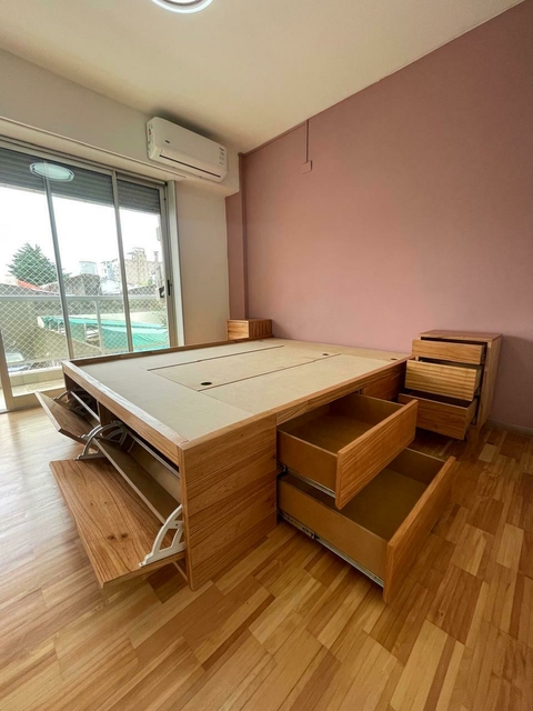 Cama Mágica 8 cajones + 2 bauleras + 2 zapateros *LACA POLIURETÁNICA* - comprar online
