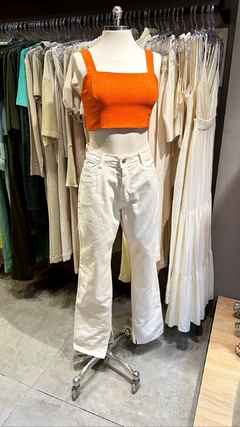 Imagem do CALÇA RETA COLOR - OFF WHITE