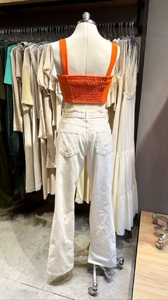 CALÇA RETA COLOR - OFF WHITE