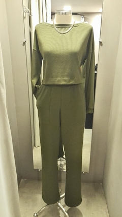 BLUSA MALHA TRICOT MANGA LONGA - VERDE - LAVIM