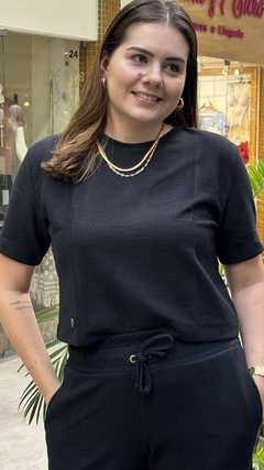 BLUSA TWEED - PRETO - comprar online