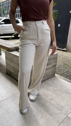 CALÇA ALFAIATARIA RETA - CRU na internet