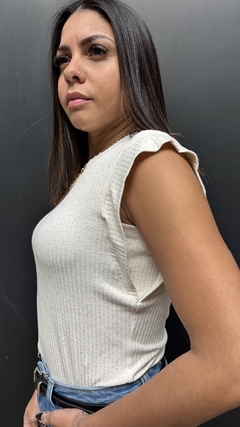 BLUSA CANELADA MUSCLE - CRU - LAVIM