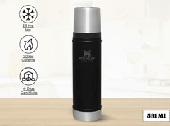 TERMO STANLEY CLASSIC NEGRO | 591 ML - comprar online