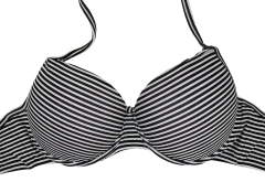 Busto Tiras Listras Pretas - comprar online