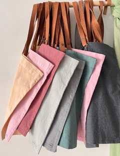 BOLSA CON MANIJAS DE CUERO (SE SACAN PARA LAVAR) - Individual Tienda