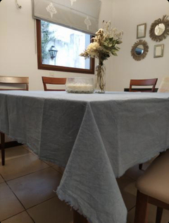 MANTEL RECTANGULAR DOBLADILLO - comprar online
