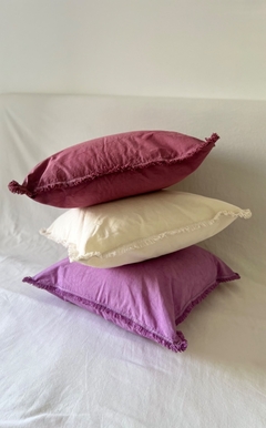 FUNDA ALMOHADON FLECOS 50 x 50