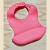 BABERO SILICONA COMEDOR ROSA