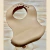 BABERO SILICONA COMEDOR MARRON