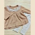 CONJUNTO T4 VESTIDO WAFFLE MARRON + CALZA