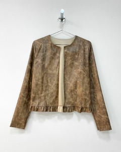 [CUERINA VINTAGE] Chaqueta con volados en internet