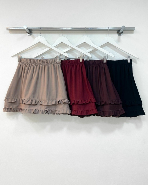 [TWILL] Pollera con volado - Emi - comprar online