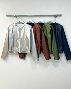 [CUERINA] Chaqueta con volados